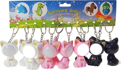 Picture of Brelok kotek ze wiatem MIX (12szt)