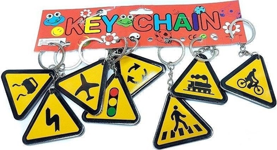 Picture of Brelok plastikowy znak drogowy (12szt)