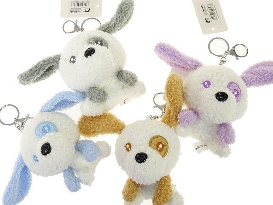 Picture of Brelok pluszowy piesek MIX