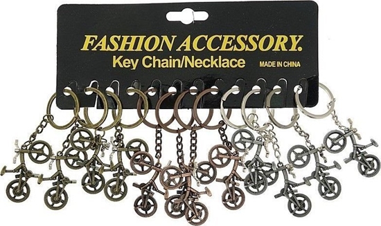 Picture of Brelok rower metalowy MIX (12szt)