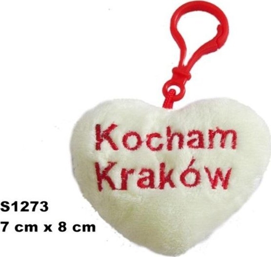 Изображение Brelok serce kocham Kraków