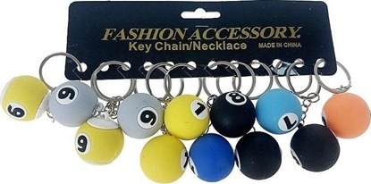 Picture of Brelok silikonowy kula bilardowa (12szt)