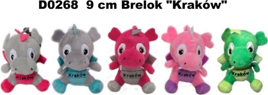 Изображение Brelok smok "Kraków" 9cm MIX