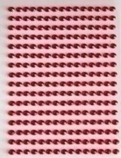 Picture of BREWIS Dety samoprzylepne czerwone 6mm 140szt