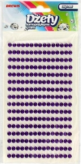 Picture of BREWIS Dety samoprzylepne fioletowe 4mm 240szt