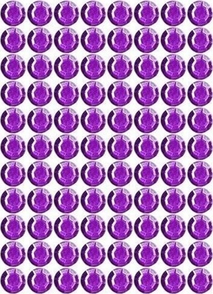 Attēls no BREWIS Dety samoprzylepne fioletowe 8mm 88szt