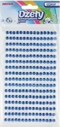 Attēls no BREWIS Dety samoprzylepne niebieskie 4mm 240szt