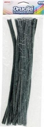 Изображение BREWIS Druciki kreatywne szare 40szt