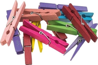 Изображение BREWIS Klamerki kolorowe 7,5cm 12szt