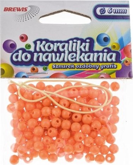 Изображение BREWIS Koraliki do nawlekania BREWIS 6mm K6-3 zoty Brewis