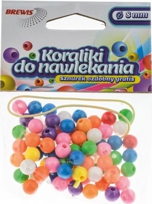 Изображение BREWIS Koraliki do nawlekania BREWIS 8mm K8-10 MIX Brewis