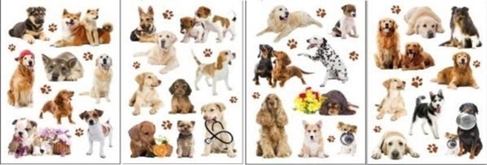 Изображение BREWIS Naklejki 3D psy MIX