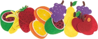 Изображение BREWIS Naklejki z filcu Owoce 14szt