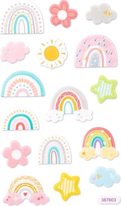 Изображение BREWIS Naklejki z pianki wiecce w ciemnoci tcza