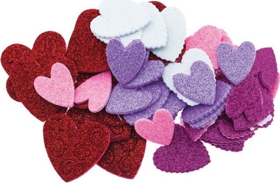 Изображение BREWIS Naklejki z pianki PVW06 Serca Walentynki