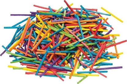 Изображение BREWIS Patyczki kreatywne zapaki kolorowe 4,2cm 500szt