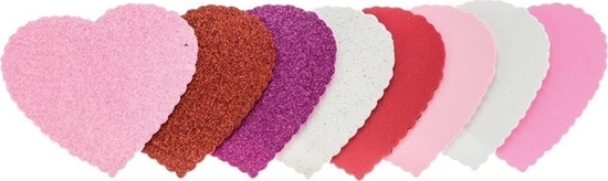 Изображение BREWIS Serca z pianki 10x10cm 8szt