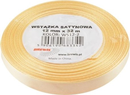 Изображение BREWIS Wstka satynowa 12mm/32m kolor 2 Brewis