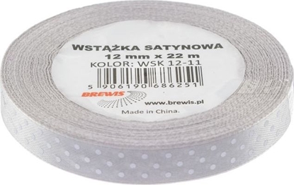 Picture of BREWIS Wstka satynowa BREWIS kropki 12mm x 22m kolor 11 Brewis