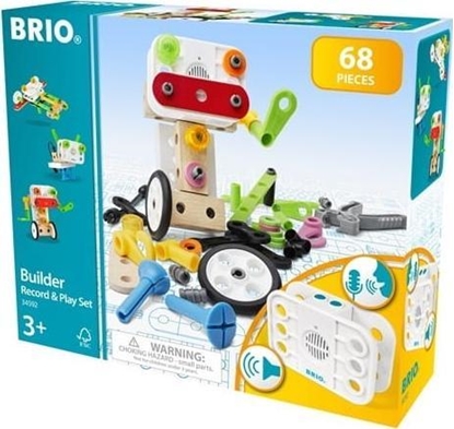Picture of Brio Builder Zestaw z Rejestratorem Dwiku 68 el. 3+ Brio