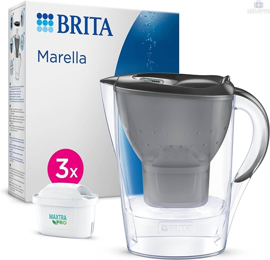 Picture of Brita Marella Vandfilterkande - 2,4 L - Grå + 3x Maxtra PRO