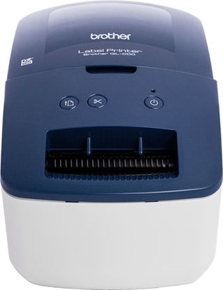 Изображение Brother QL-600B etiķešu printeris Tieši temiskā 300 x 600 DPI 71 mm/sec Vadu DK