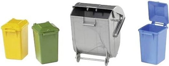 Изображение Bruder Professional Series Garbage Can Set