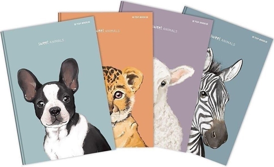 Picture of Brulion A7/80K kratka Animal (12szt) TOP2000