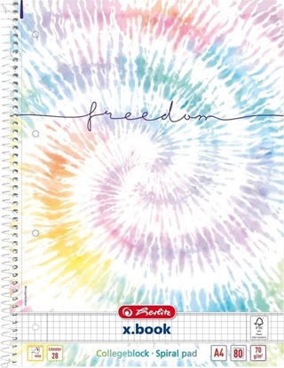 Изображение Brulion na spirali A4/80K kr New Batik FL (5szt)