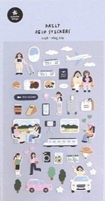 Изображение BT21 Naklejki ozdobne Wycieczka