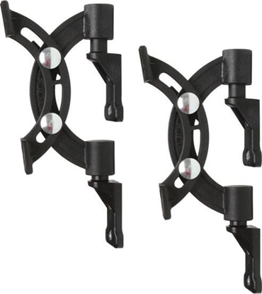 Picture of B-Tech Uchwyty cienne do gonika z regulacj Tilt & Swivel czarne (BT1/B)