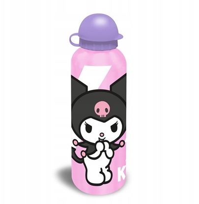 Attēls no Butelka aluminiowa / bidon / korek niekapek / Kuromi / róowa