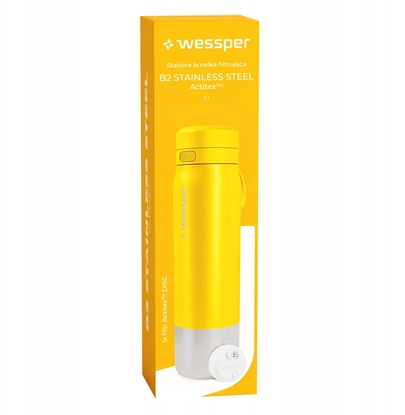 Изображение Butelka filtrujca Wessper B2 STAINLESS STEEL Actitex 1000ml Yellow (WES276-1000-YL_K)