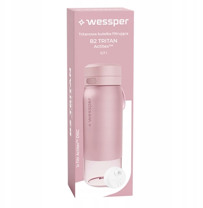 Изображение Butelka filtrujca Wessper B2 TRITAN Actitex 700ml Pink (WES273-700-PK_K)