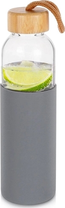 Picture of Butelka na wod szklana z silikonowym pokrowcem 500 ml