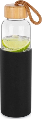 Picture of Butelka na wod szklana z silikonowym pokrowcem 500 ml