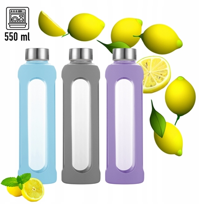 Изображение BUTELKA SZKLANA 9024 550 ML SZARY