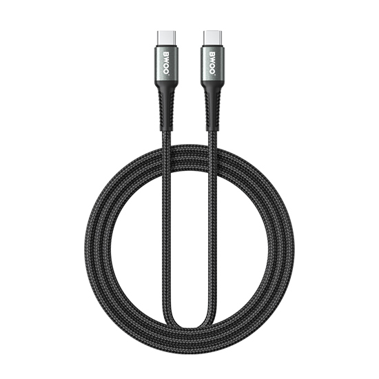 Picture of BWOO Braided Cable USB-C - USB-C 2m 60W black