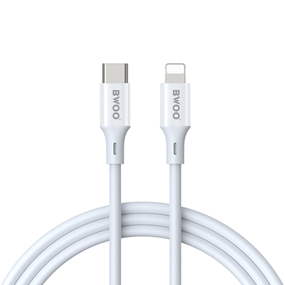 Attēls no BWOO Cable USB-C - Lightning 1m 27W ABS + TPE X283