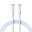 Attēls no BWOO Cable USB-C - USB-C 2m 60W ABS + TPE white