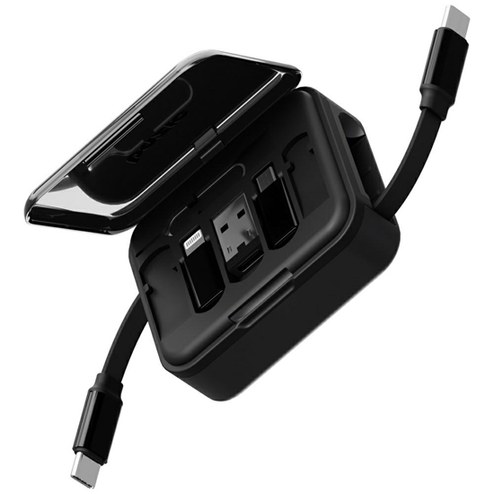 Picture of Cable Bazic GoCharge Loop 5in1 Lightning, USB-A, M