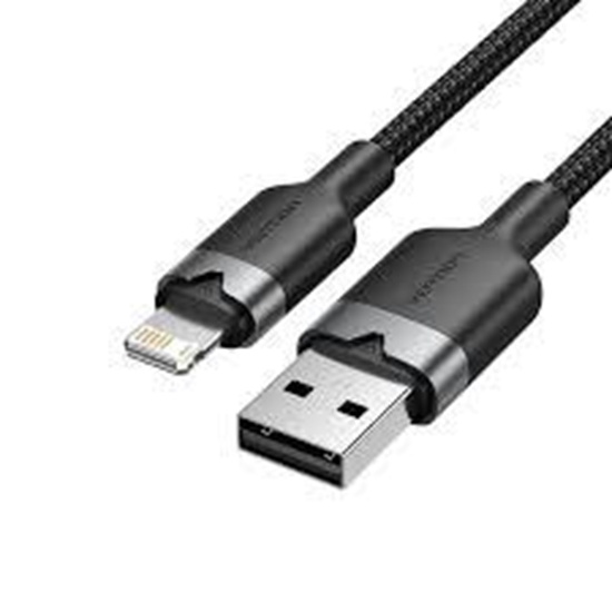 Изображение CABLE USB2.0 TO LIGHTNING/1M BLACK LANBF VENTION