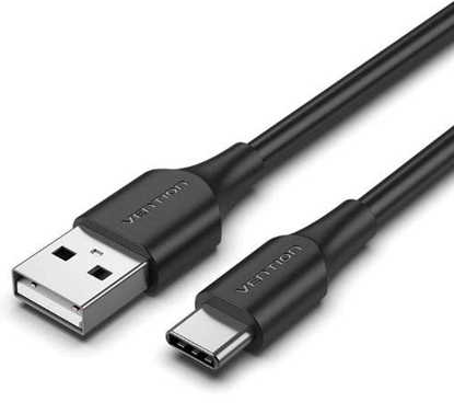 Изображение CABLE USB-C TO USB2.0/3M BLACK CTHBI VENTION