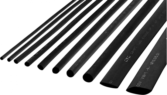 Изображение Cabletech Rurka termokurczliwa 8mm x 1m czarna (LEC-NAR0250.1)
