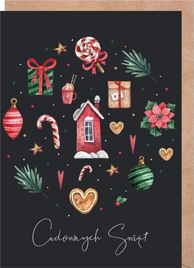 Picture of Cardie Kartka Boe Narodzenie Bombka koperta K130