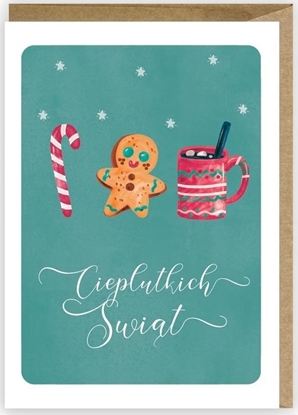 Изображение Cardie Kartka Boe Narodzenie Cieplutkich wit, eko K077