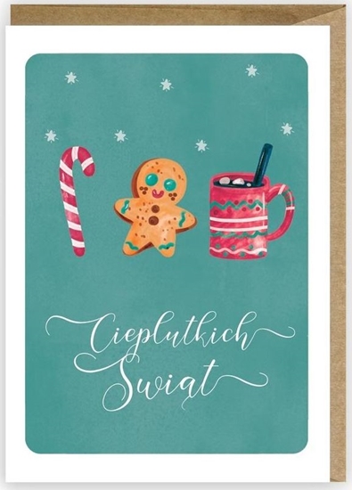 Picture of Cardie Kartka Boe Narodzenie Cieplutkich wit, eko K077