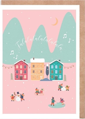 Изображение Cardie Kartka Boe Narodzenie Falalala, eko koperta K136