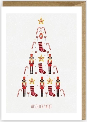 Attēls no Cardie Kartka Boe Narodzenie Wesoych wit, eko K064