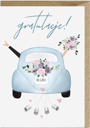 Attēls no Cardie Kartka lubna, eko koperta Samochód lubny K108